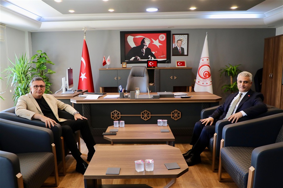 İskenderun Belediye Başkanı Sayın Mehmet DÖNMEZ’den Bölge Müdürlüğümüze Ziyaret